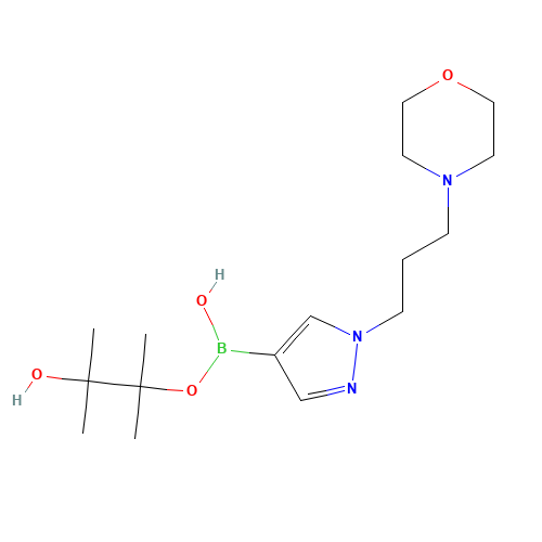 (3-hydroxy-2,3-dimethylbutan-2-yl)oxy-[1-(3-morpholin-4-ylpropyl)pyrazol-4-yl]borinic acid (CAS: 1092500-87-2) - Related Chemical Product