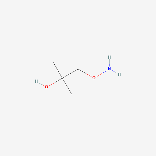 1-aminooxy-2-methylpropan-2-ol (CAS: 90792-83-9) - Chemical Structure and Molecular Formula 