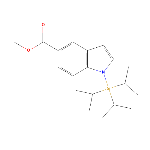methyl 1-tri(propan-2-yl)silylindole-5-carboxylate (CAS: 948883-27-0) - Related Chemical Product