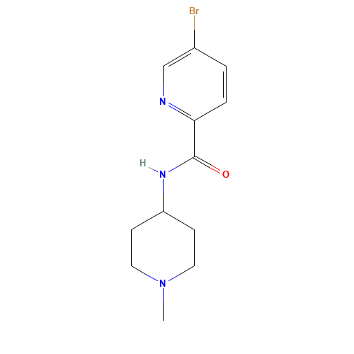 5-bromo-N-(1-methylpiperidin-4-yl)pyridine-2-carboxamide (CAS: 909712-00-1) - Related Chemical Product