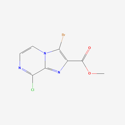 methyl 3-bromo-8-chloroimidazo[1,2-a]pyrazine-2-carboxylate (CAS: 1418287-77-0) - Related Chemical Product