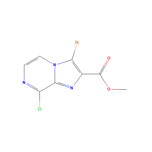 methyl 3-bromo-8-chloroimidazo[1,2-a]pyrazine-2-carboxylate (CAS: 1418287-77-0) - Related Chemical Product