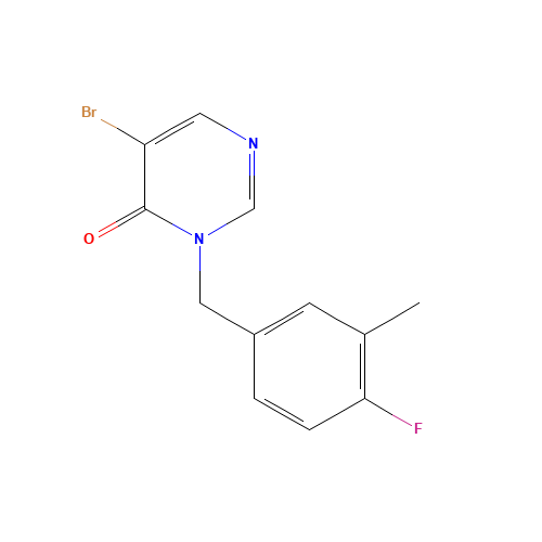 5-bromo-3-[(4-fluoro-3-methylphenyl)methyl]pyrimidin-4-one (CAS: 960298-53-7) - Related Chemical Product