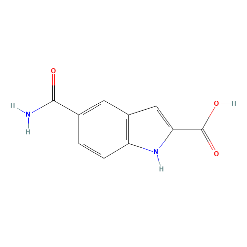 5-carbamoyl-1H-indole-2-carboxylic acid (CAS: 796870-67-2) - Related Chemical Product