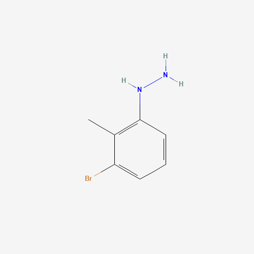 (3-bromo-2-methylphenyl)hydrazine (CAS: 459817-67-5) - Chemical Structure and Molecular Formula 