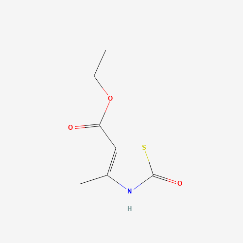 ethyl 4-methyl-2-oxo-3H-1,3-thiazole-5-carboxylate (CAS: 40235-78-7) - Chemical Structure and Molecular Formula 