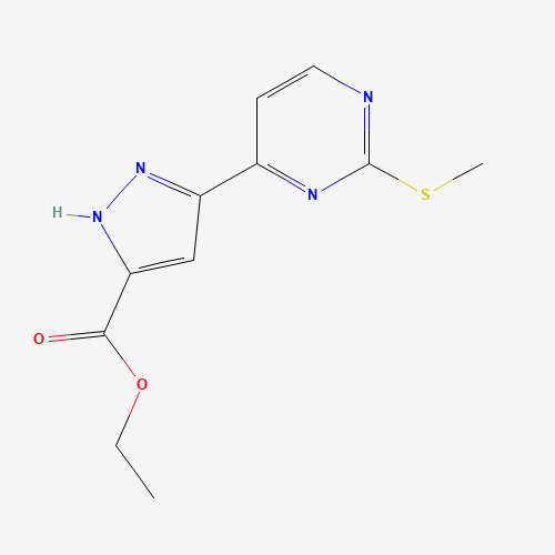ethyl 3-(2-methylsulfanylpyrimidin-4-yl)-1H-pyrazole-5-carboxylate (CAS: 1403333-55-0) - Related Chemical Product