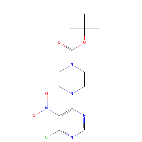 tert-butyl 4-(6-chloro-5-nitropyrimidin-4-yl)piperazine-1-carboxylate (CAS: 147539-23-9) - Related Chemical Product