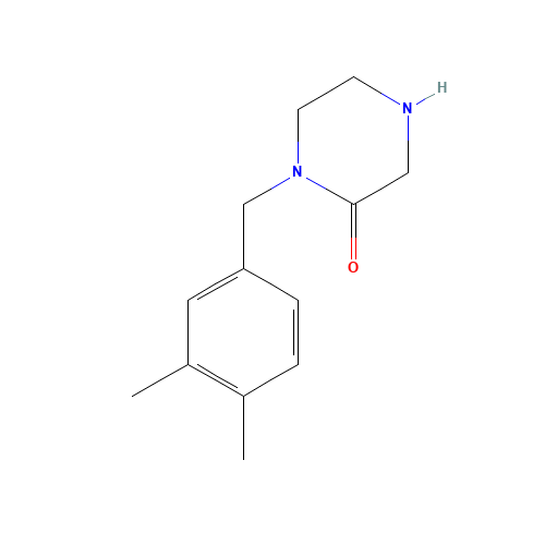 1-[(3,4-dimethylphenyl)methyl]piperazin-2-one (CAS: 938458-92-5) - Related Chemical Product