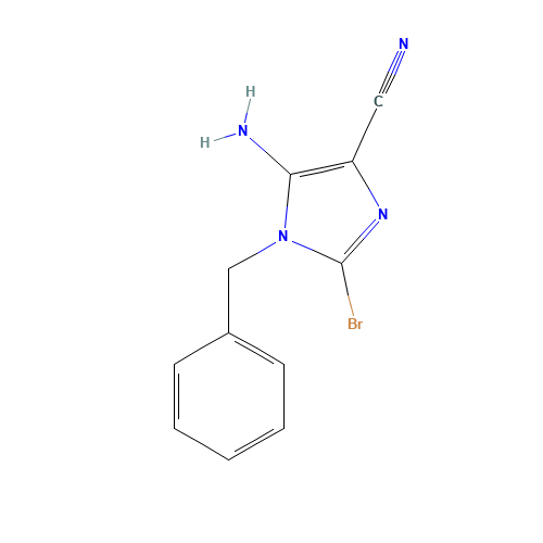 5-amino-1-benzyl-2-bromoimidazole-4-carbonitrile (CAS: 565473-06-5) - Related Chemical Product