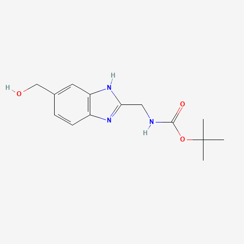 tert-butyl N-[[6-(hydroxymethyl)-1H-benzimidazol-2-yl]methyl]carbamate (CAS: 864274-96-4) - Related Chemical Product