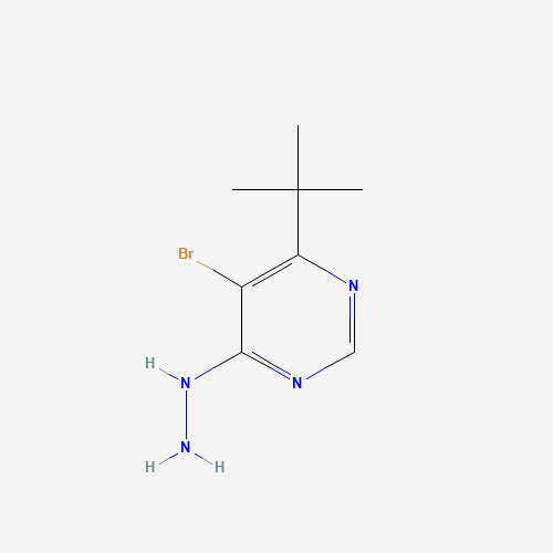 (5-bromo-6-tert-butylpyrimidin-4-yl)hydrazine (CAS: 3438-57-1) - Related Chemical Product