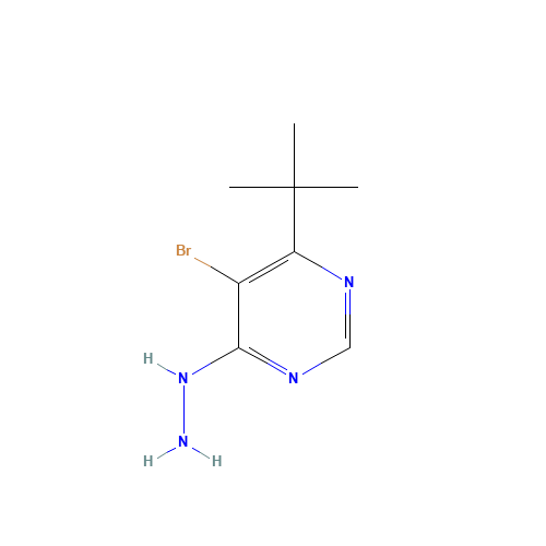 (5-bromo-6-tert-butylpyrimidin-4-yl)hydrazine (CAS: 3438-57-1) - Related Chemical Product
