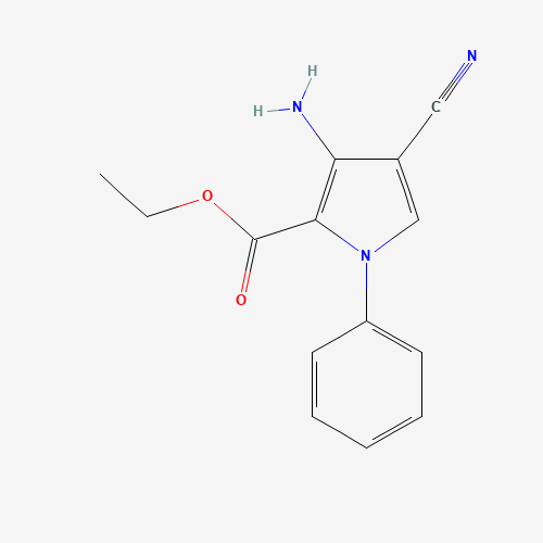 ethyl 3-amino-4-cyano-1-phenylpyrrole-2-carboxylate (CAS: 59021-51-1) - Related Chemical Product