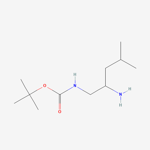 tert-butyl N-(2-amino-4-methylpentyl)carbamate (CAS: 1117693-62-5) - Related Chemical Product