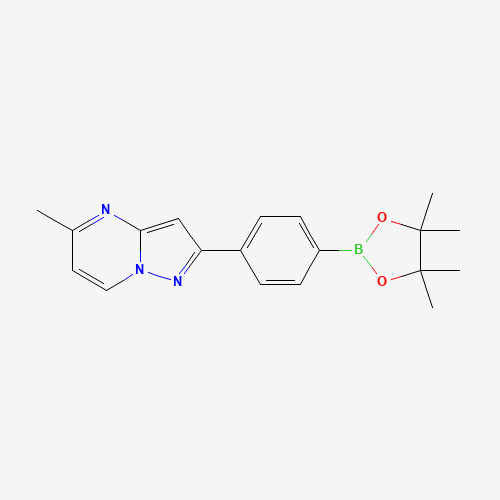 5-methyl-2-[4-(4,4,5,5-tetramethyl-1,3,2-dioxaborolan-2-yl)phenyl]pyrazolo[1,5-a]pyrimidine (CAS: 942589-64-2) - Related Chemical Product