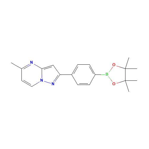 5-methyl-2-[4-(4,4,5,5-tetramethyl-1,3,2-dioxaborolan-2-yl)phenyl]pyrazolo[1,5-a]pyrimidine (CAS: 942589-64-2) - Related Chemical Product