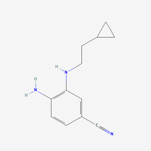 4-amino-3-(2-cyclopropylethylamino)benzonitrile (CAS: 864274-46-4) - Related Chemical Product