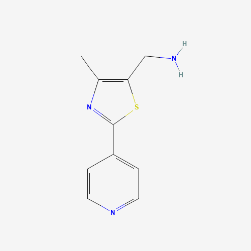 (4-methyl-2-pyridin-4-yl-1,3-thiazol-5-yl)methanamine (CAS: 933742-59-7) - Related Chemical Product