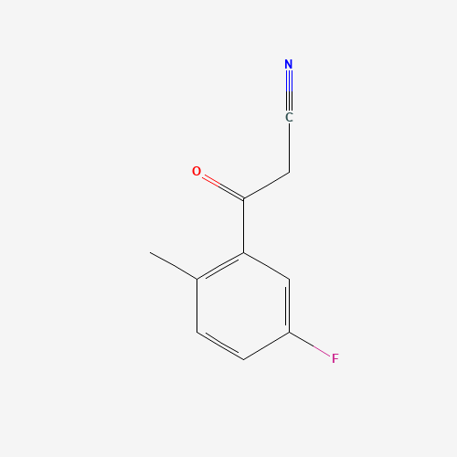 3-(5-fluoro-2-methylphenyl)-3-oxopropanenitrile (CAS: 884504-23-8) - Related Chemical Product