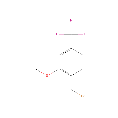 1-(bromomethyl)-2-methoxy-4-(trifluoromethyl)benzene (CAS: 886500-59-0) - Related Chemical Product