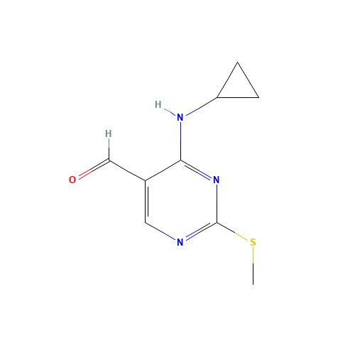 4-(cyclopropylamino)-2-methylsulfanylpyrimidine-5-carbaldehyde (CAS: 211247-46-0) - Related Chemical Product