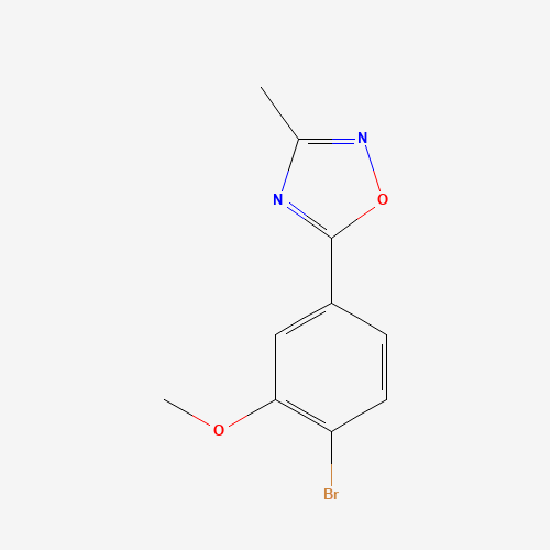 5-(4-bromo-3-methoxyphenyl)-3-methyl-1,2,4-oxadiazole (CAS: 1231191-78-8) - Related Chemical Product