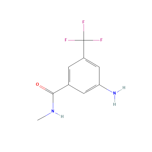 3-amino-N-methyl-5-(trifluoromethyl)benzamide (CAS: 641570-98-1) - Related Chemical Product