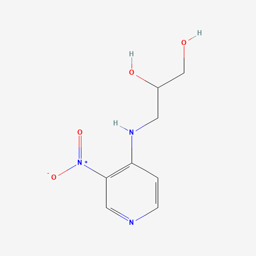 3-[(3-nitropyridin-4-yl)amino]propane-1,2-diol (CAS: 105630-60-2) - Related Chemical Product