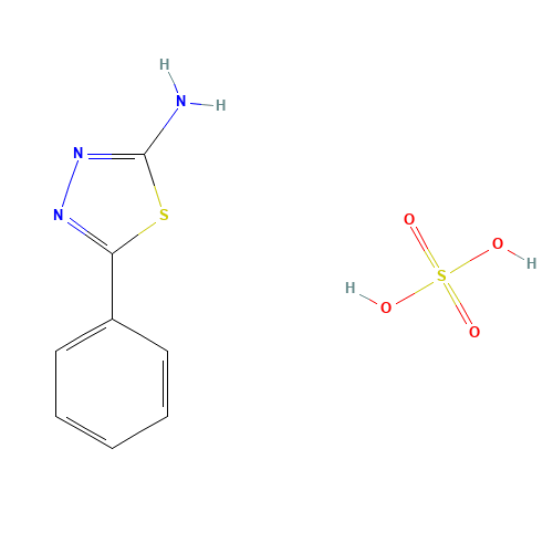 5-phenyl-1,3,4-thiadiazol-2-amine;sulfuric acid (CAS: 340169-03-1) - Related Chemical Product