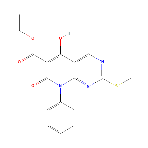 ethyl 5-hydroxy-2-methylsulfanyl-7-oxo-8-phenylpyrido[2,3-d]pyrimidine-6-carboxylate (CAS: 1253791-97-7) - Related Chemical Product