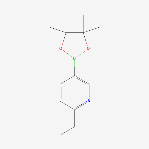 2-ethyl-5-(4,4,5,5-tetramethyl-1,3,2-dioxaborolan-2-yl)pyridine (CAS: 741709-61-5) - Related Chemical Product