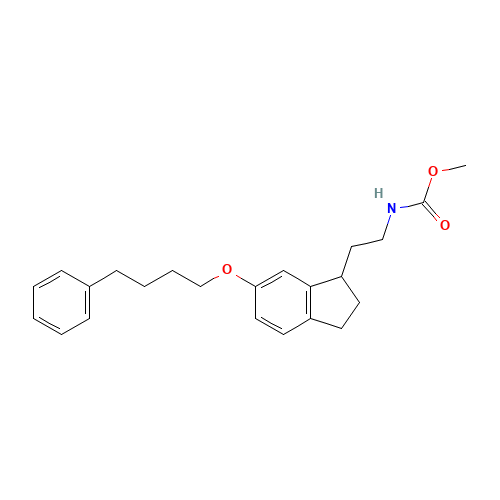 methyl N-[2-[6-(4-phenylbutoxy)-2,3-dihydro-1H-inden-1-yl]ethyl]carbamate (CAS: 1145972-29-7) - Related Chemical Product