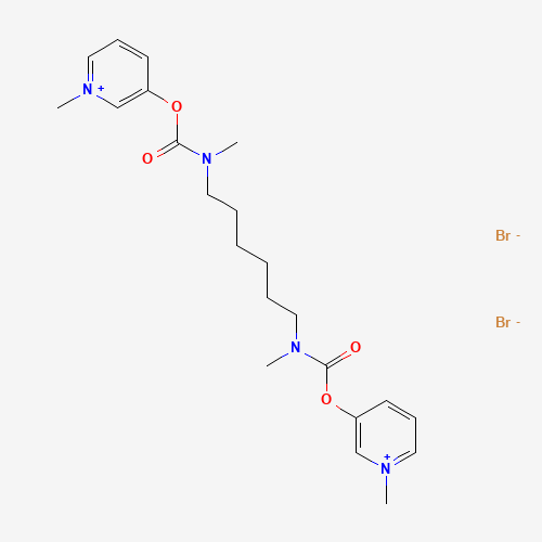 (1-methylpyridin-1-ium-3-yl) N-methyl-N-[6-[methyl-(1-methylpyridin-1-ium-3-yl)oxycarbonylamino]hexyl]carbamate;dibromide (CAS: 15876-67-2) - Related Chemical Product