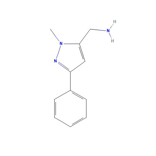 (2-methyl-5-phenylpyrazol-3-yl)methanamine (CAS: 876728-39-1) - Related Chemical Product