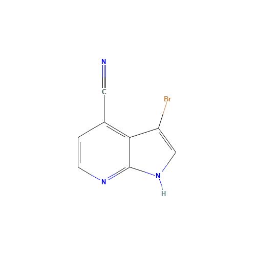 3-bromo-1H-pyrrolo[2,3-b]pyridine-4-carbonitrile (CAS: 1000340-54-4) - Related Chemical Product