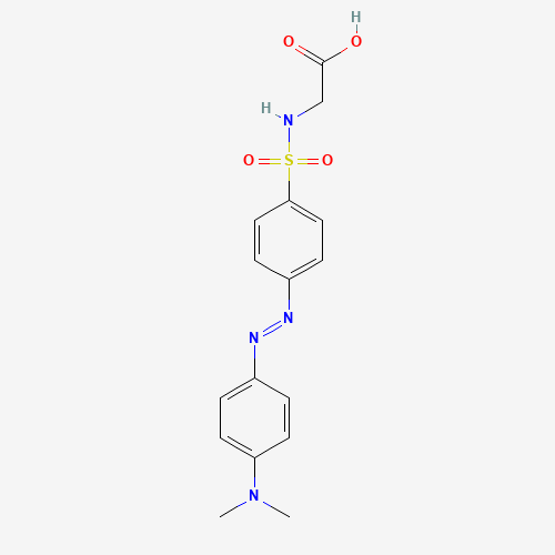 2-[[4-[[4-(dimethylamino)phenyl]diazenyl]phenyl]sulfonylamino]acetic acid (CAS: 89131-05-5) - Related Chemical Product