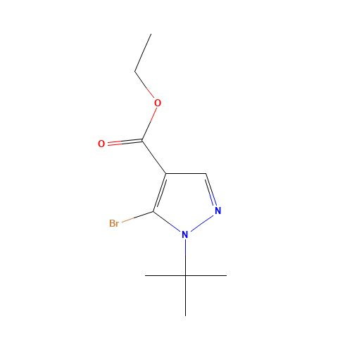 ethyl 5-bromo-1-tert-butylpyrazole-4-carboxylate (CAS: 1245272-40-5) - Related Chemical Product