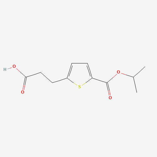 3-(5-propan-2-yloxycarbonylthiophen-2-yl)propanoic acid (CAS: 924301-26-8) - Related Chemical Product