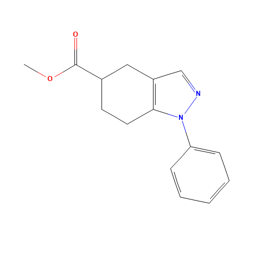 methyl 1-phenyl-4,5,6,7-tetrahydroindazole-5-carboxylate (CAS: 52834-64-7) - Related Chemical Product