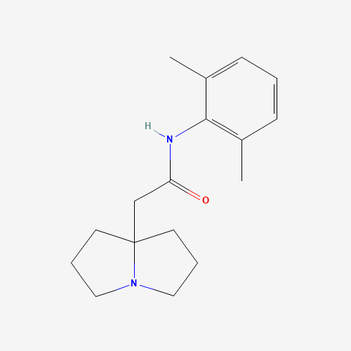 N-(2,6-dimethylphenyl)-2-(1,2,3,5,6,7-hexahydropyrrolizin-8-yl)acetamide (CAS: 88069-67-4) - Related Chemical Product
