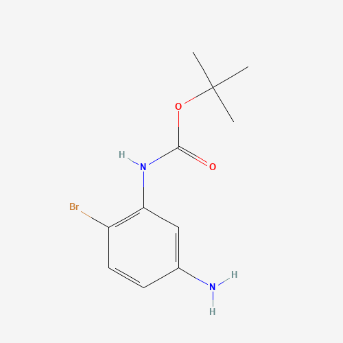 tert-butyl N-(5-amino-2-bromophenyl)carbamate (CAS: 885270-68-8) - Related Chemical Product