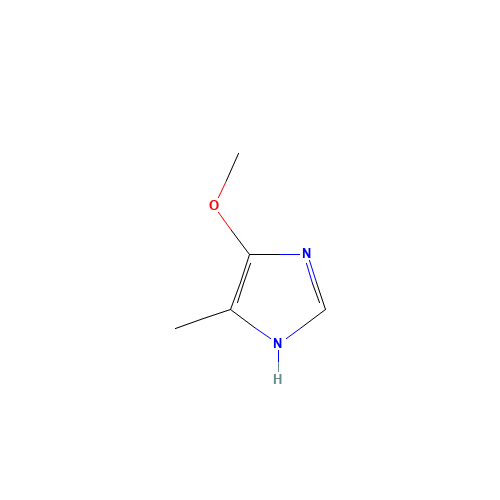 4-methoxy-5-methyl-1H-imidazole (CAS: 72632-56-5) - Chemical Structure and Molecular Formula 