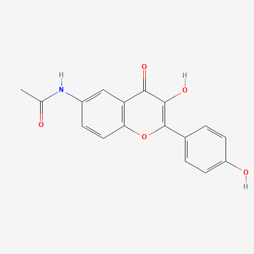 N-[3-hydroxy-2-(4-hydroxyphenyl)-4-oxochromen-6-yl]acetamide (CAS: 1187016-69-8) - Related Chemical Product
