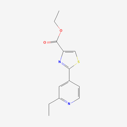 ethyl 2-(2-ethylpyridin-4-yl)-1,3-thiazole-4-carboxylate (CAS: 630410-54-7) - Related Chemical Product