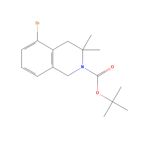 tert-butyl 5-bromo-3,3-dimethyl-1,4-dihydroisoquinoline-2-carboxylate (CAS: 1430563-85-1) - Related Chemical Product