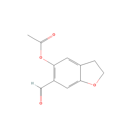 (6-formyl-2,3-dihydro-1-benzofuran-5-yl) acetate (CAS: 120695-07-0) - Related Chemical Product