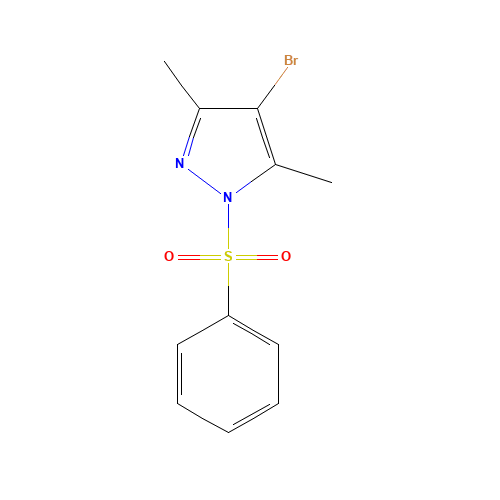 1-(benzenesulfonyl)-4-bromo-3,5-dimethylpyrazole (CAS: 130874-32-7) - Related Chemical Product