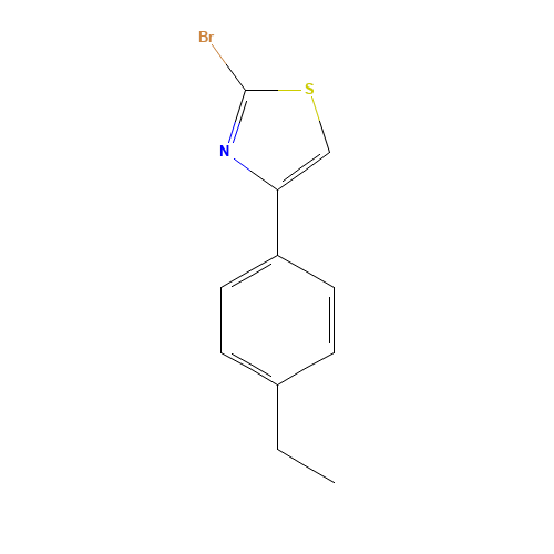 2-bromo-4-(4-ethylphenyl)-1,3-thiazole (CAS: 99983-39-8) - Related Chemical Product