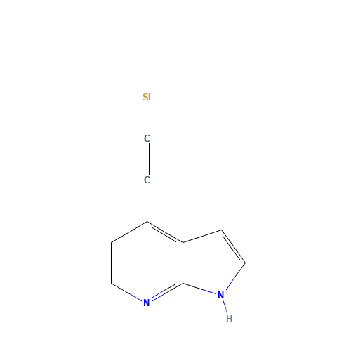 trimethyl-[2-(1H-pyrrolo[2,3-b]pyridin-4-yl)ethynyl]silane (CAS: 1015609-91-2) - Related Chemical Product
